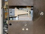 CalComp 142M disk drive top view track gauge detail